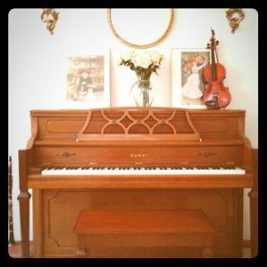 Kawai ($2000 in 1979)walnut upright piano